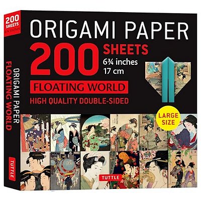 Origami Paper 200 Sheets Floating World 6 3/4 (17 Cm): Tuttle Origami Paper: Double-Sided Origami Sheets With 12 Different Prints (Instructions For 6-..