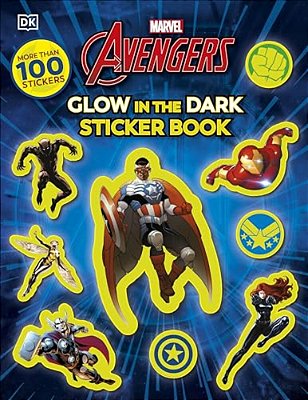 Marvel Avengers Glow In The Dark Sticker Book: With More Than 100 Stickers-..