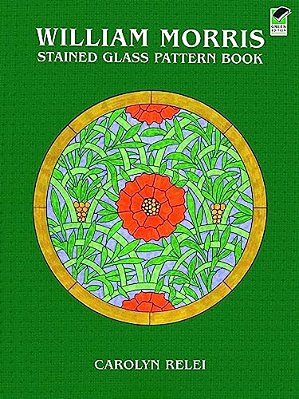 William Morris Stained Glass Pattern Book-..