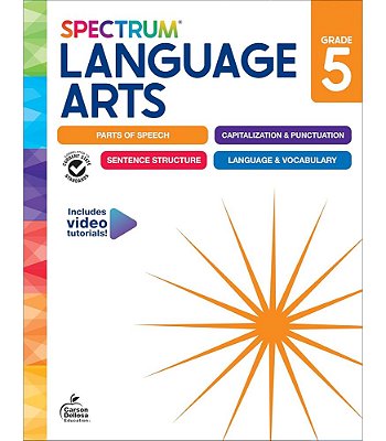Spectrum Language Arts Grade 5 - Workbook - 2024 Edition-..