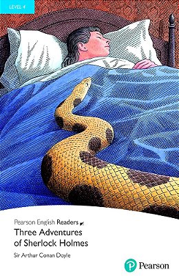 Three Adventures Of Sherlock Holmes - New Penguin Readers - Level 4 - Book With Ebook