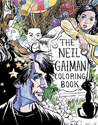 The Neil Gaiman Coloring Book: Coloring Book For Adults And Kids To Share-..