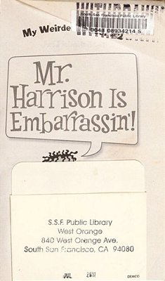 Mr. Harrison Is Embarrassin'!-..