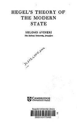 Hegel's Theory Of The Modern State-..