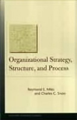 Organizational Strategy, Structure, And Process-..