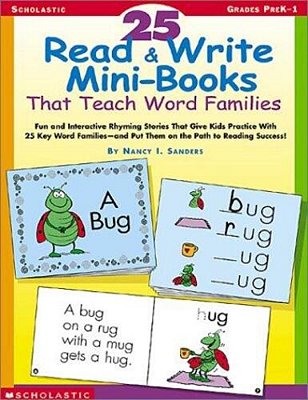 25 Read & Write Mini-Books That Teach Word Families-..