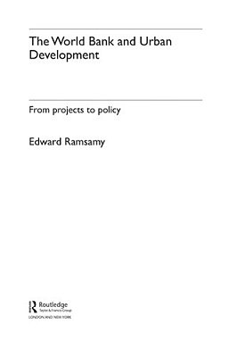 World Bank And Urban Development-..