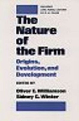 The Nature Of The Firm - Evolution, And Development-..
