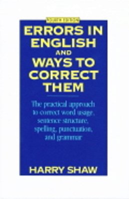 Errors In English And Ways To Correct Them - Fourth Edition-..