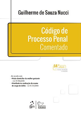 Código De Processo Penal - Comentado - 18ª Ed.2019..-