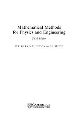 Mathematical Methods For Physics And Engineering: A Comprehensive Guide-..