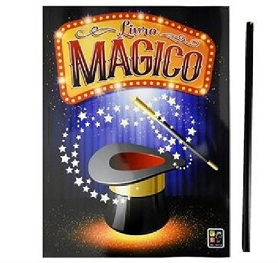 Livro Magico Com Varinha..-