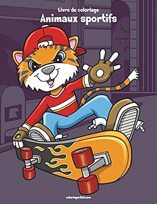 Livre De Coloriage Animaux Sportifs 1-..