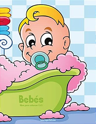 Bebés Libro Para Colorear 1 & 2-..