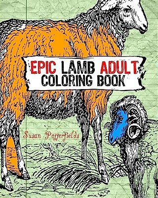 Epic Lamb Adult Coloring Book-..