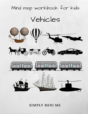 Mind Map Workbook For Kids - Vehicles-..