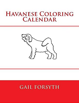 Havanese Coloring Calendar-..