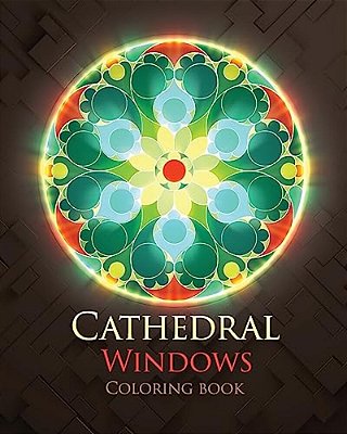 Cathedral Windows Coloring Book-..
