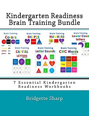 Kindergarten Readiness Brain Training Bundle: 7 Essential Kindergarten Readiness Workbooks-..