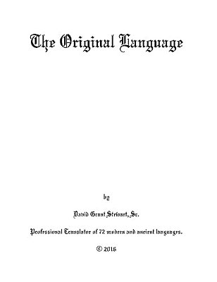 The Original Language-..