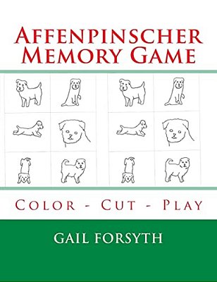 Affenpinscher Memory Game: Color - Cut - Play-..
