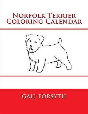 Norfolk Terrier Coloring Calendar-..