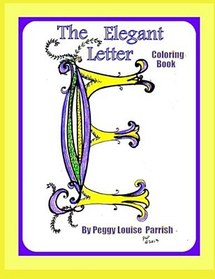 The Elegant Letter E Coloring Book-..