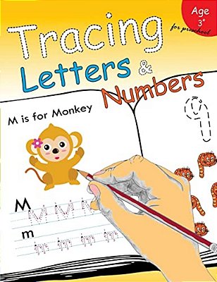 Tracing Letters & Numbers For Preschool: Kindergarten Tracing Workbook-..