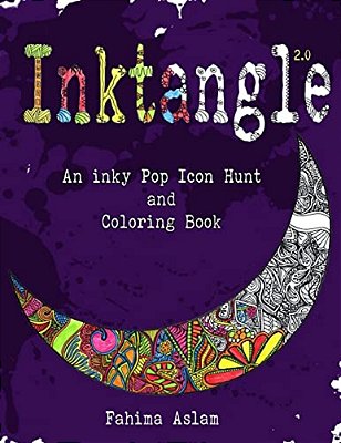 Inktangle 2.0: An Inky Pop Icon Hunt And Coloring Book-..