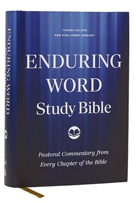 Enduring Word Study Bible: Pastoral Commentary From Every Chapter Of The Bible (Nkjv, Hardcover, Red Letter, Comfort Print)-..