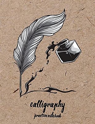 Calligraphy Practice Notebook: Hand Lettering: Calligraphy Workbook: Wood: (Training, Exercises And Practice: Lettering Calligraphy. Calligraphy Book-..