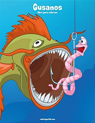 Gusanos Libro Para Colorear 1-..