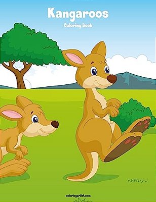 Kangaroos Coloring Book 1-..