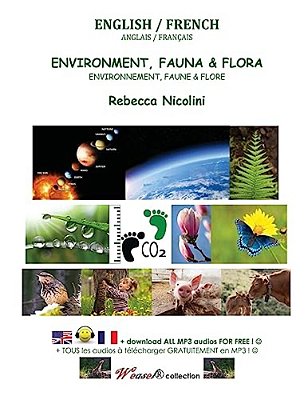 English/French: Environment, Fauna & Flora: Black & White Version-..