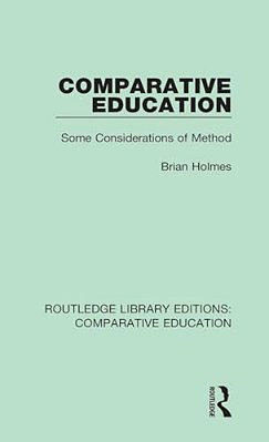 Comparative Education: Some Considerations Of Method-..