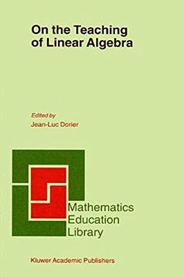 On The Teaching Of Linear Algebra-..