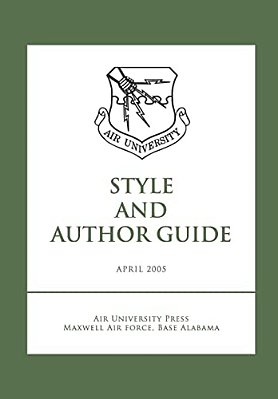 Air University Style And Author Guide-..