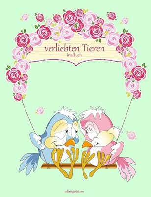 Malbuch Mit Verliebten Tieren 1-..