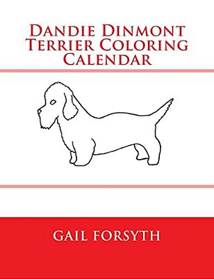 Dandie Dinmont Terrier Coloring Calendar-..