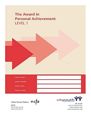 Award In Personal Achievement Workbook Level 1-..