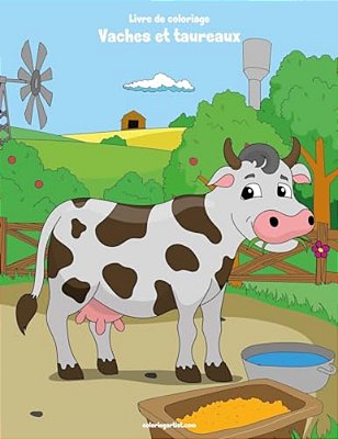 Livre De Coloriage Vaches Et Taureaux 2-..