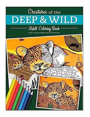 Creatures Of The Deep And Wild: Creative Coloring For Adults-..