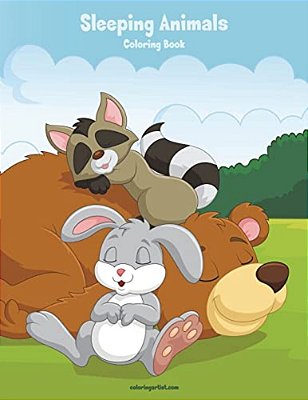 Sleeping Animals Coloring Book 1-..