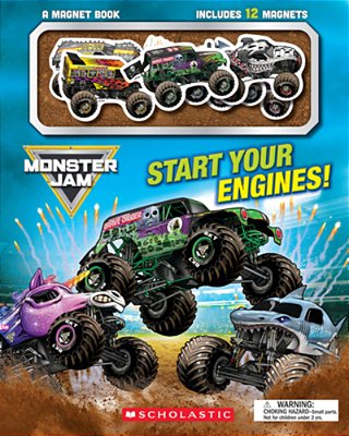 Monster Jam: Start Your Engines! A Magnet Book-..
