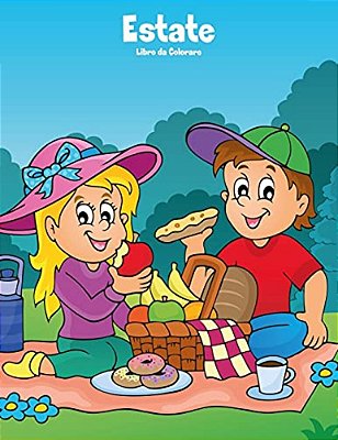 Estate Libro Da Colorare 1-..