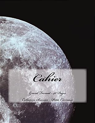 Cahier - Grand Format - 48 Pages - Collection Sciences: Petits Carreaux - Design Original 4-..