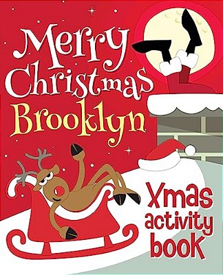 Merry Christmas Brooklyn - Xmas Activity Book: (Personalized Children's Activity Book)-..