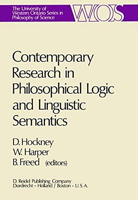 Contemporary Research In Philosophical Logic And Linguistic Semantics-..