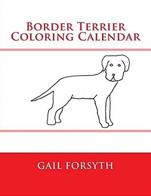 Border Terrier Coloring Calendar-..