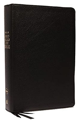 Nkjv, Spirit-Filled Life Bible, Third Edition, Genuine Leather, Black, Red Letter Edition, Comfort Print, Comfort Print: Kingdom Equipping Through The-..